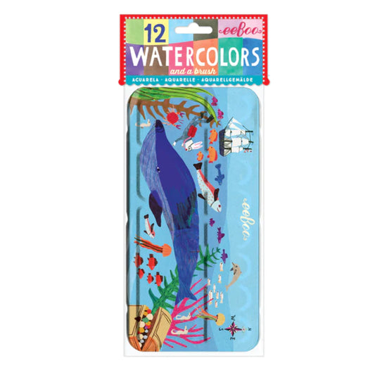 Watercolors Tin | In the sea