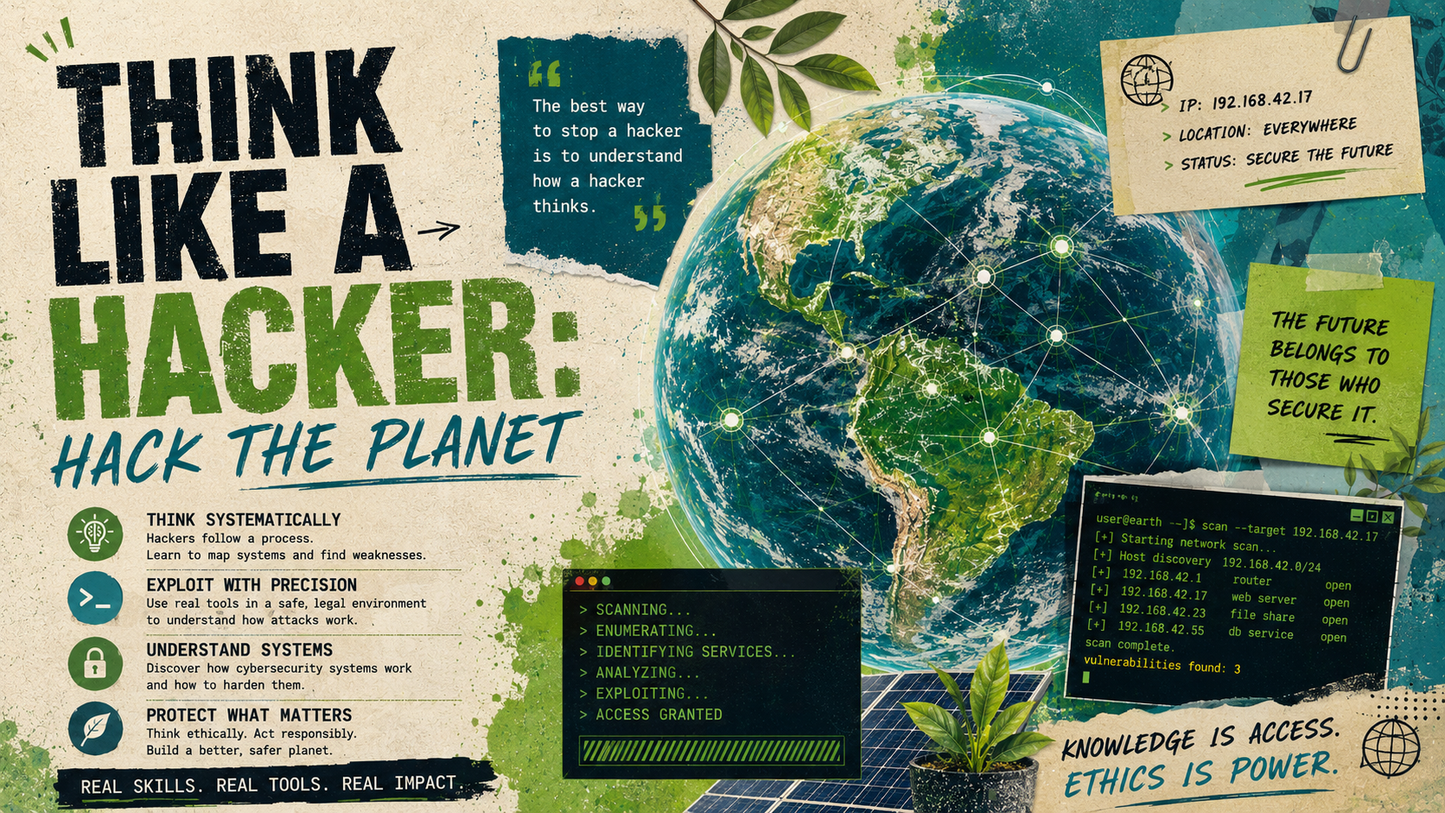 Class | STEAM Series | Crime Week | Think Like a Hacker: Hack the Planet