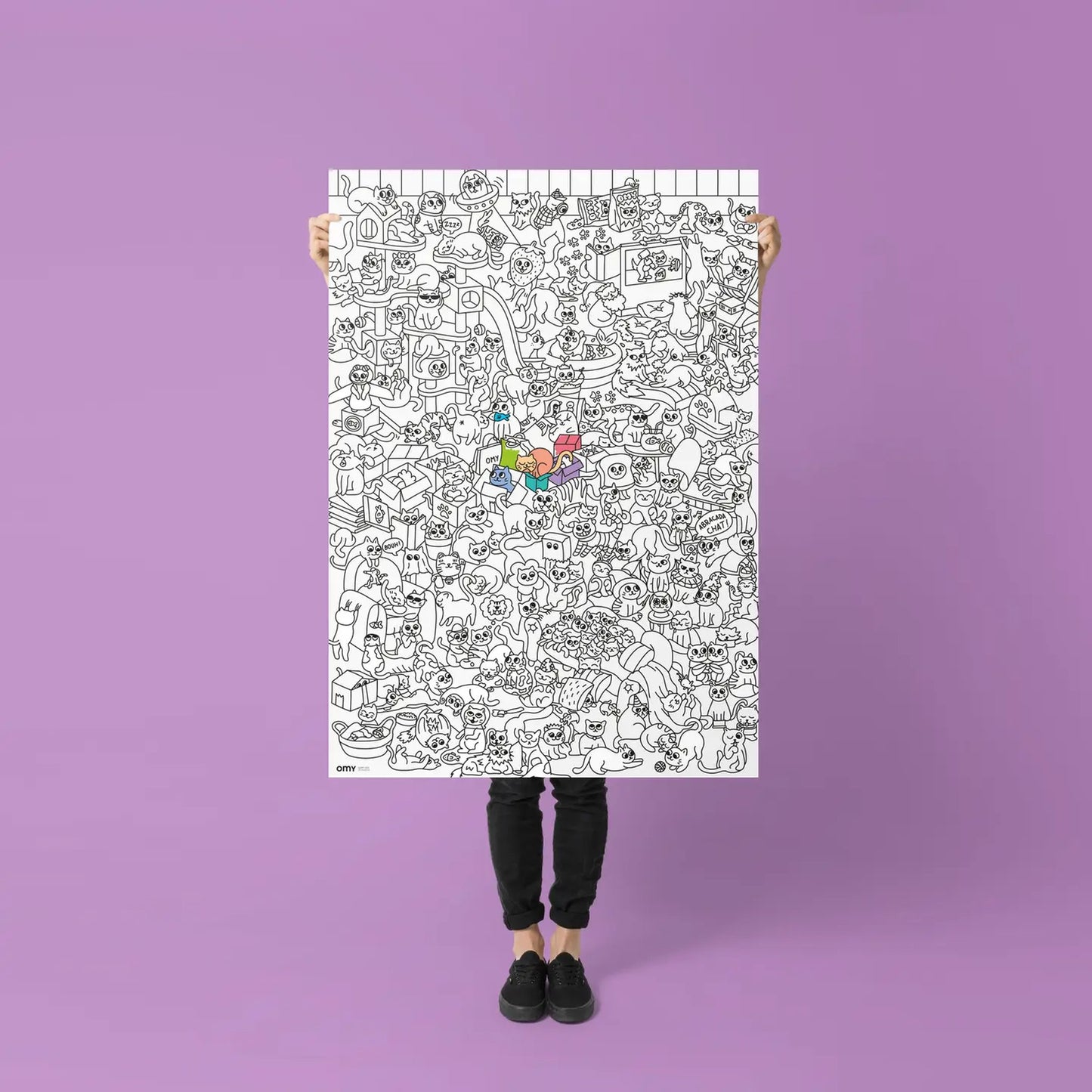 Giant Coloring Poster | Kitty