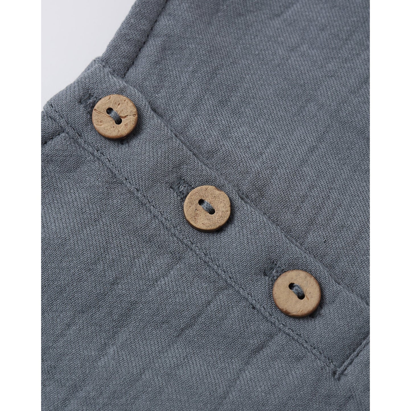 Woven Boxy Top | Ocean