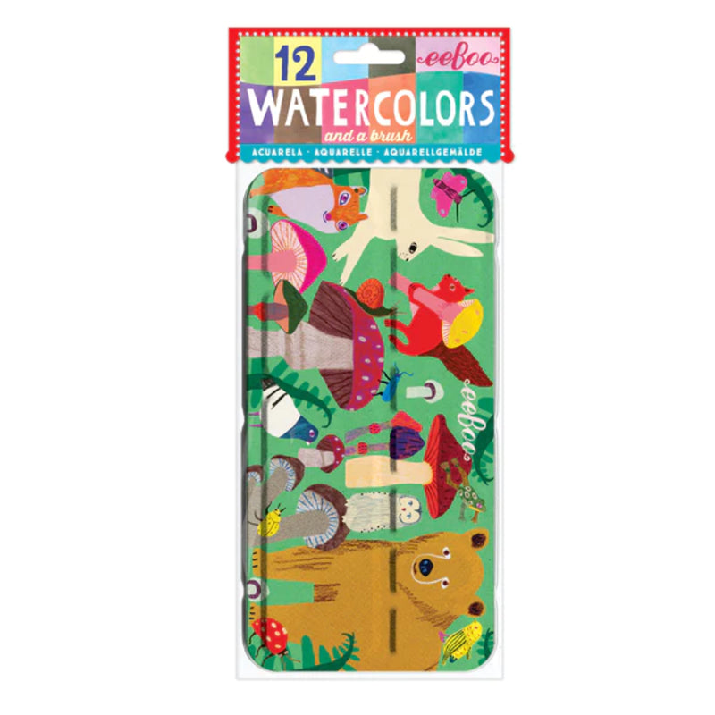 Watercolors Tin | Mushrooms