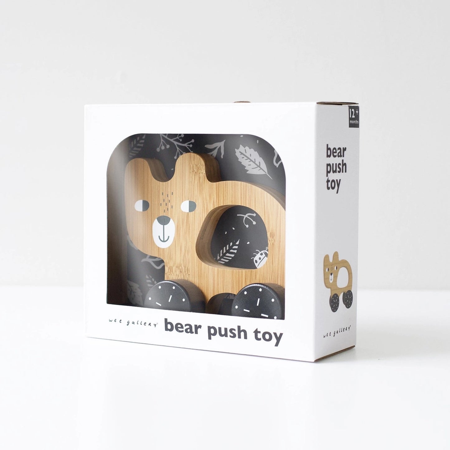 Wooden Push Toy | Bear
