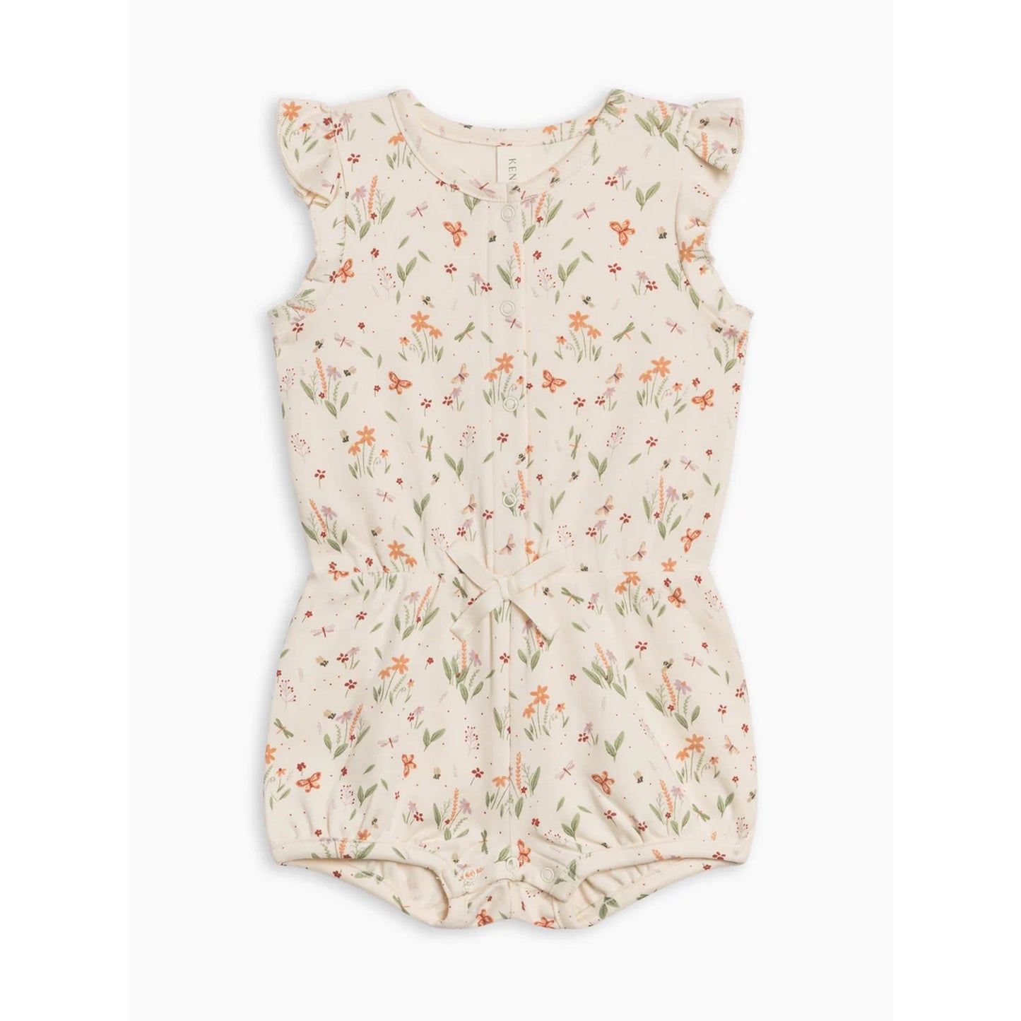 romper with butterfly print