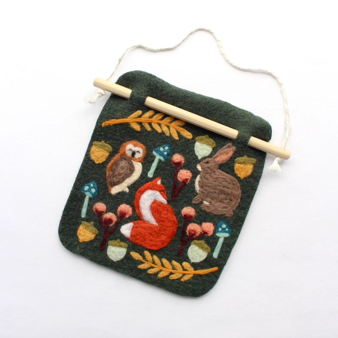 Woodland Banner Felting Craft Kit