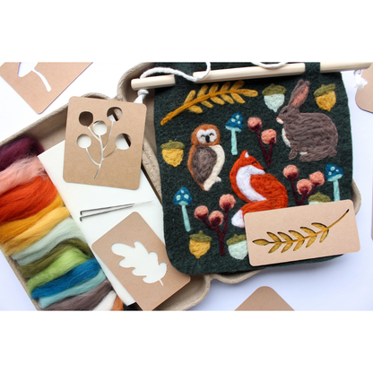 Woodland Banner Felting Craft Kit