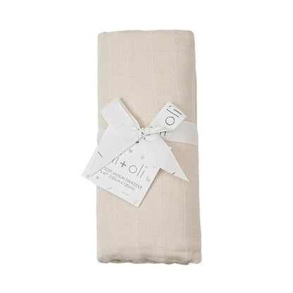 Muslin Swaddle | Vanilla Cream