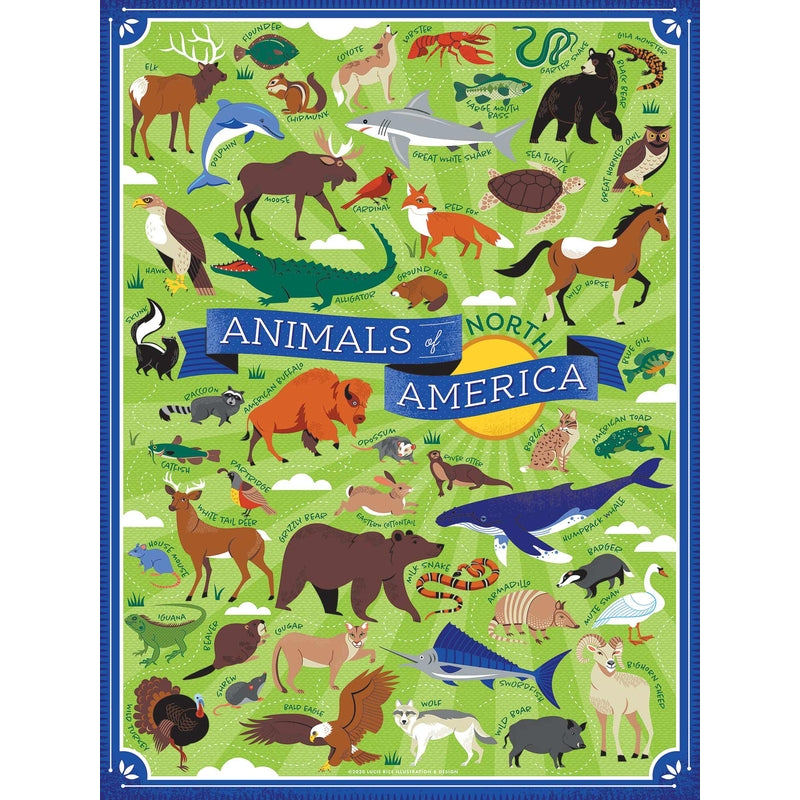 Animals of North America Puzzle