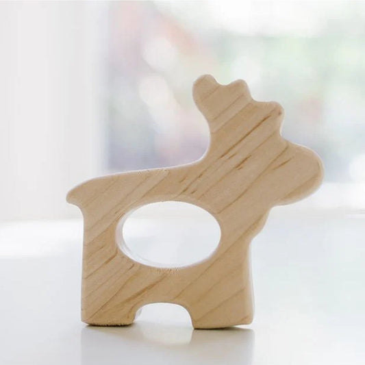 Moose Wooden Teether