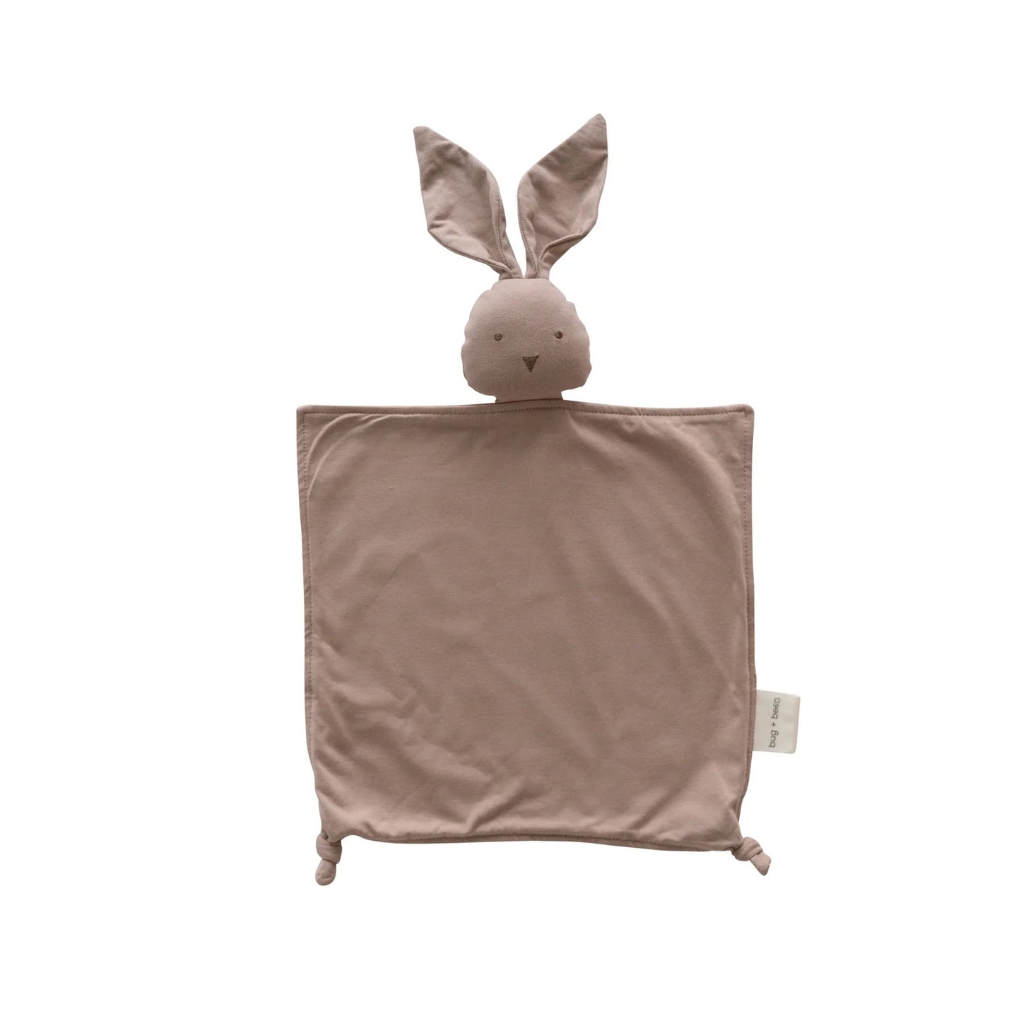 mocha colored bunny lovey