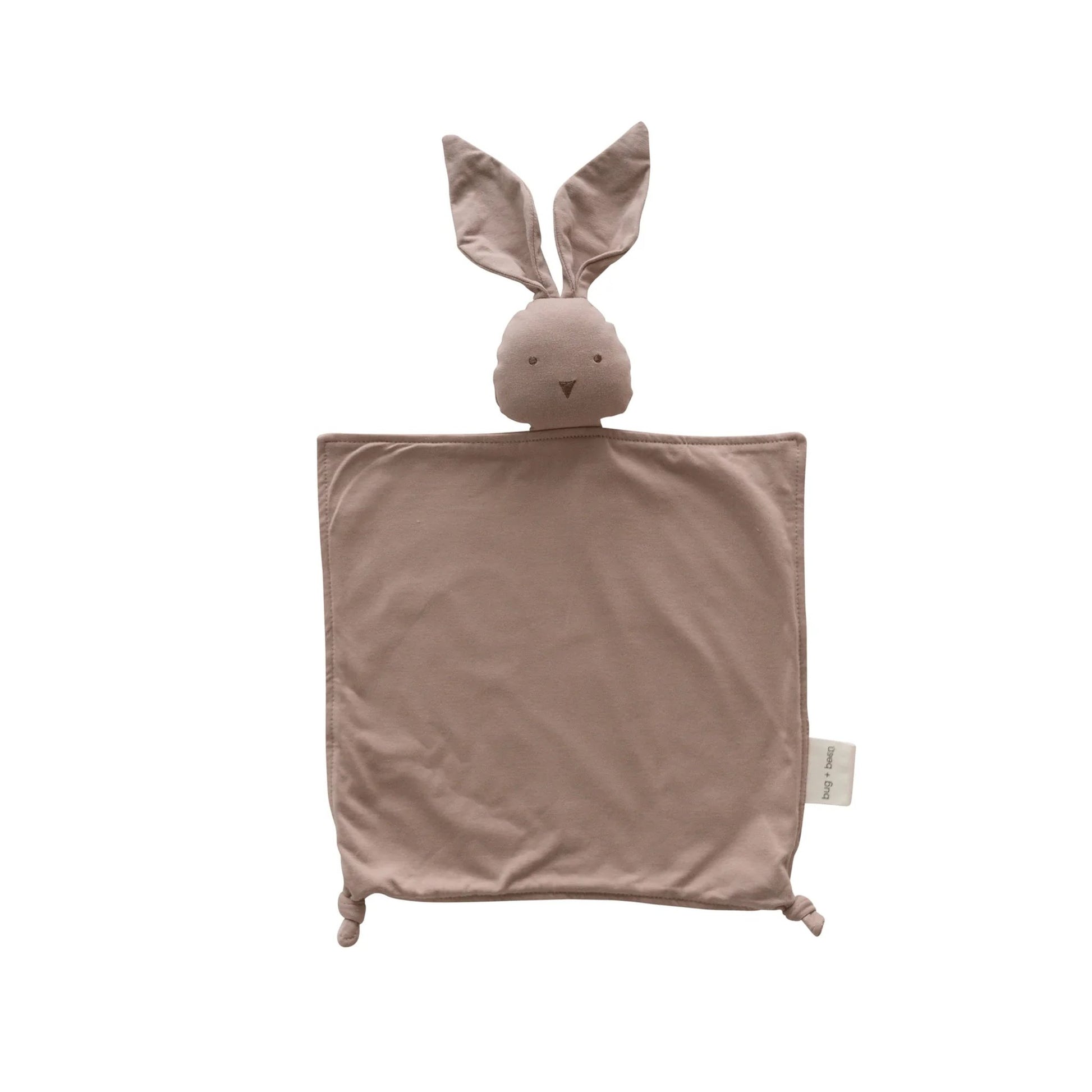 mocha colored bunny lovey