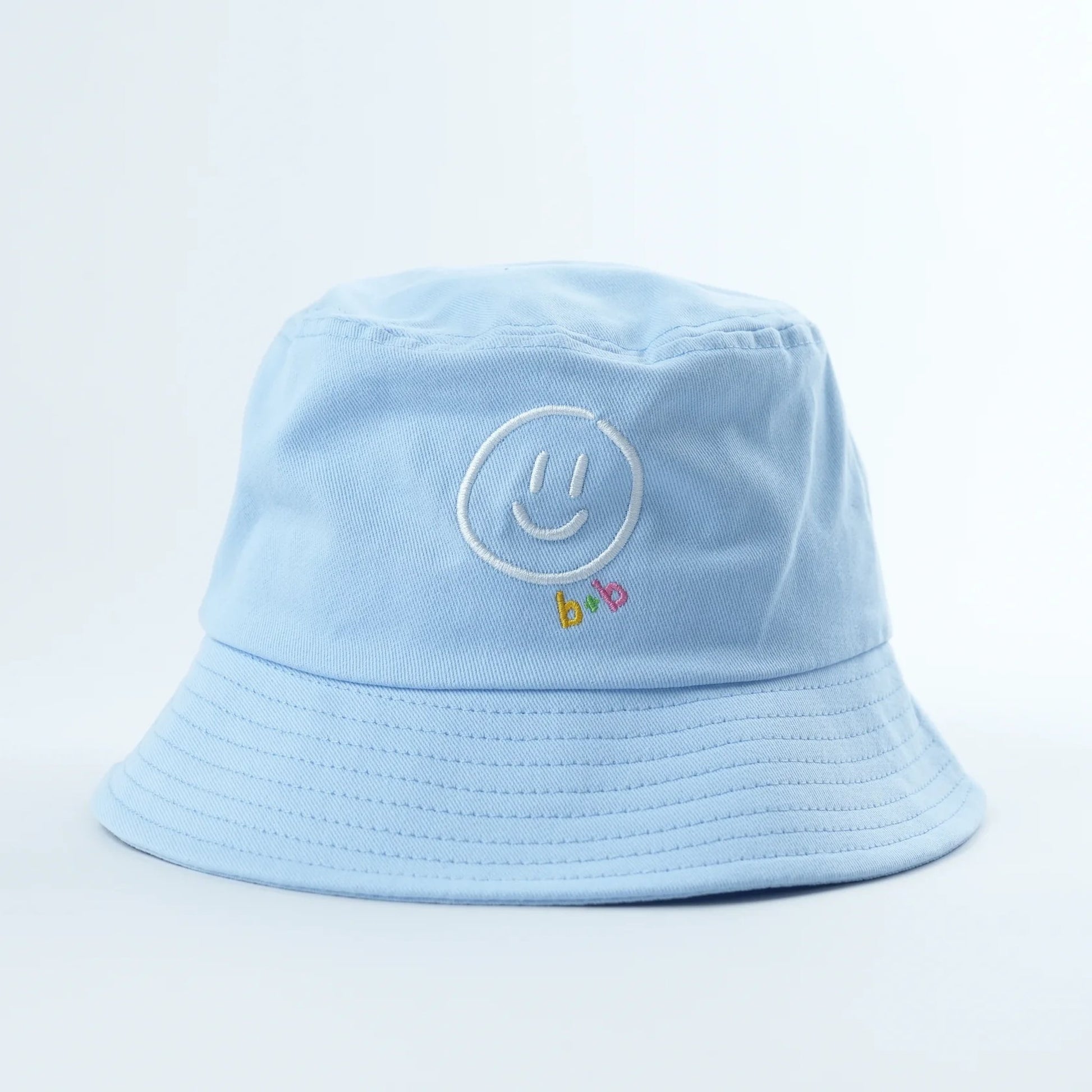 blue bucket hat