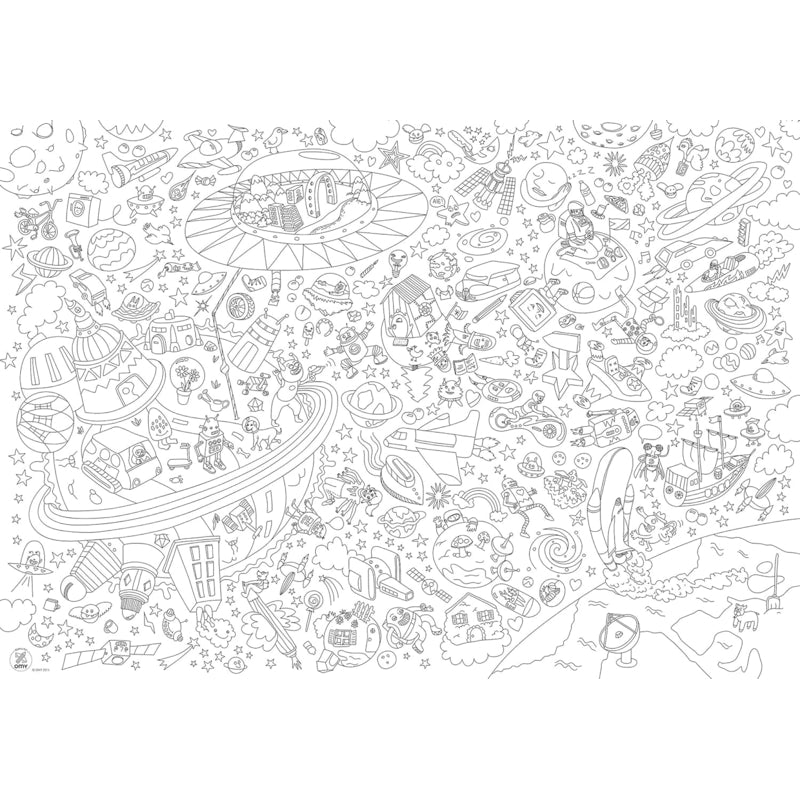 Giant Coloring Poster | Cosmos