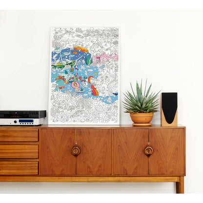 Giant Coloring Poster | Ocean