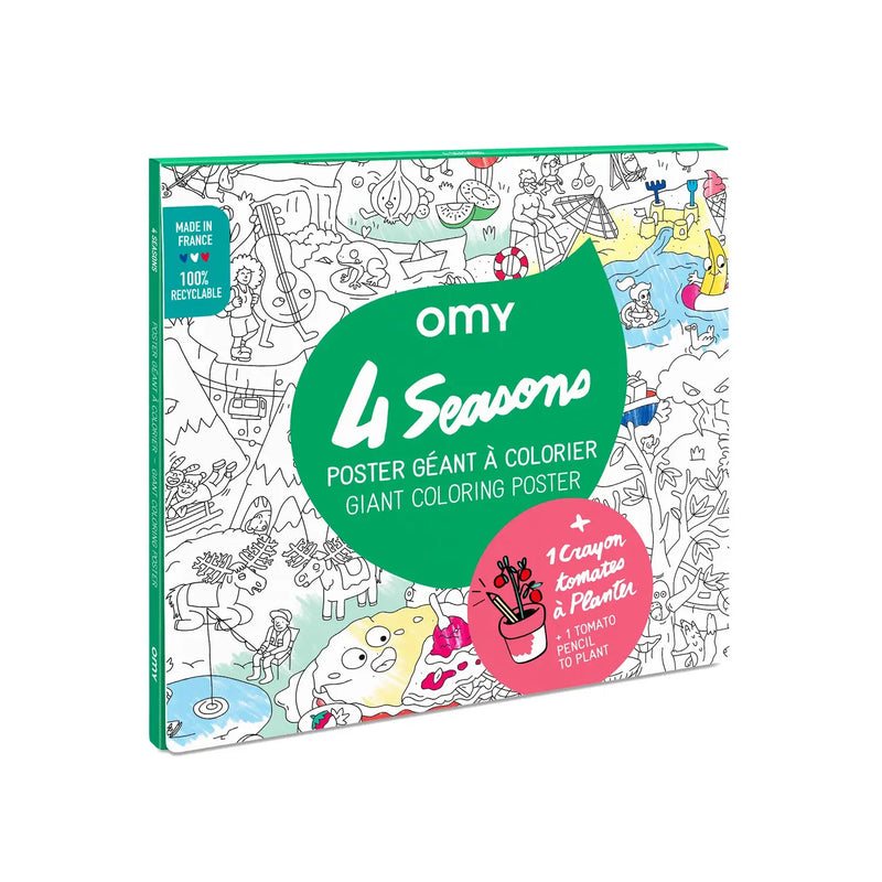 Giant Coloring Poster | Four Seasons