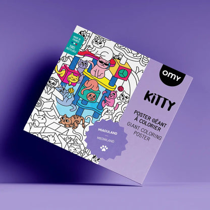 Giant Coloring Poster | Kitty