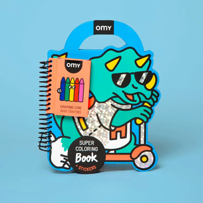 Coloring & Sticker Book | Dino