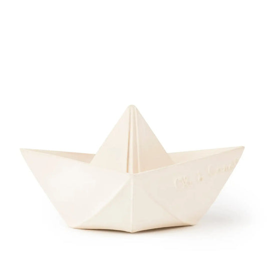 white rubber bath boat