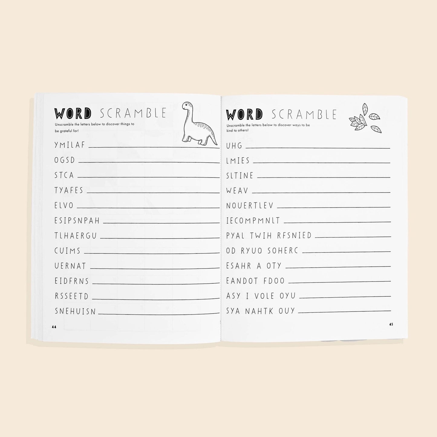 Gratitude Activity Book Inside