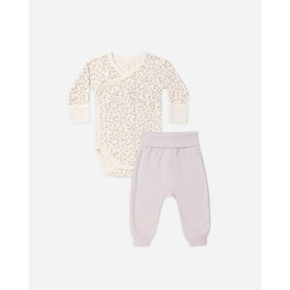 Side Snap Body Suit & Pant Set | Floret