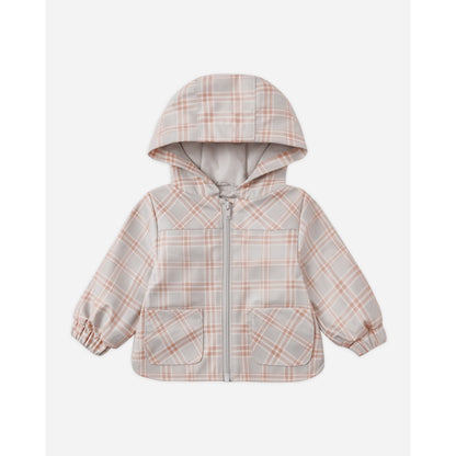 Rain Coat | Blue Plaid