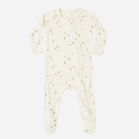 Bamboo Zip Footie | Trees