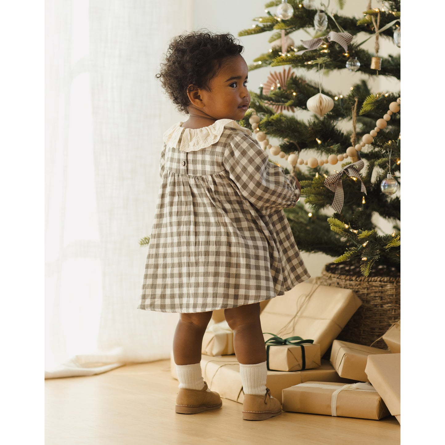 Callie Dress | Forest Check