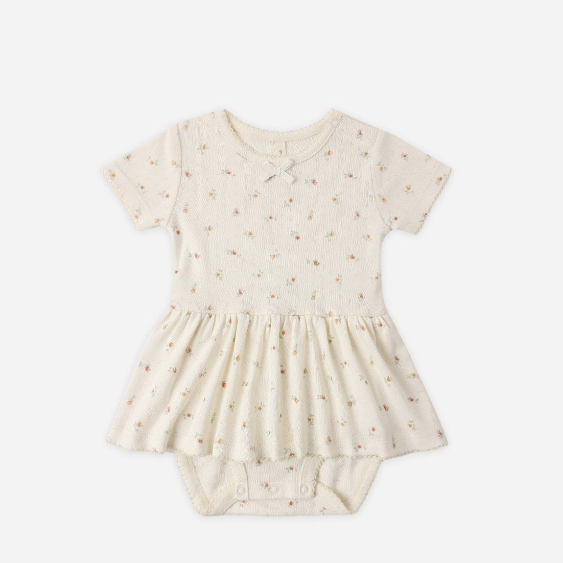 Pointelle Skirted Bodysuit | Petit Fleur