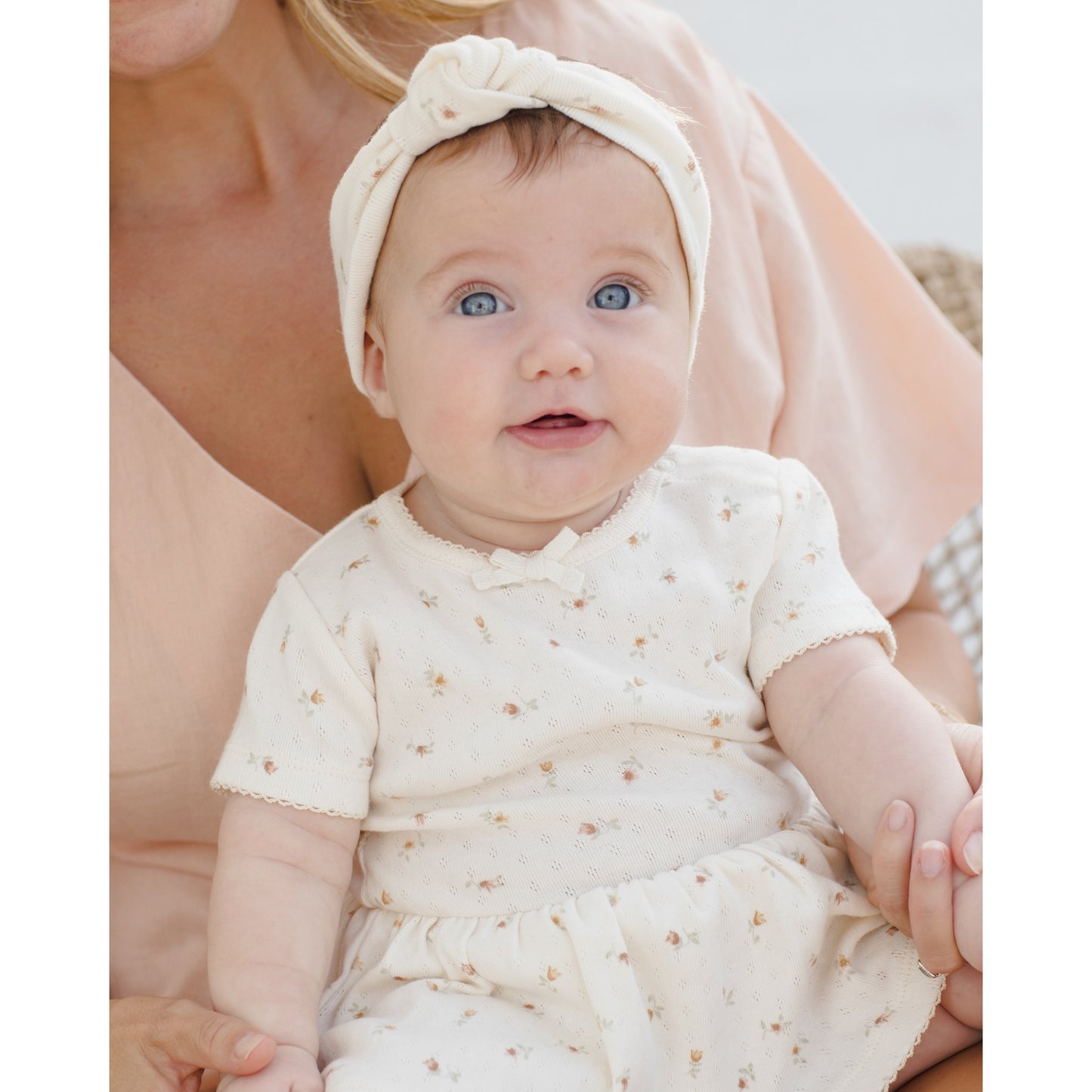 Pointelle Skirted Bodysuit | Petit Fleur