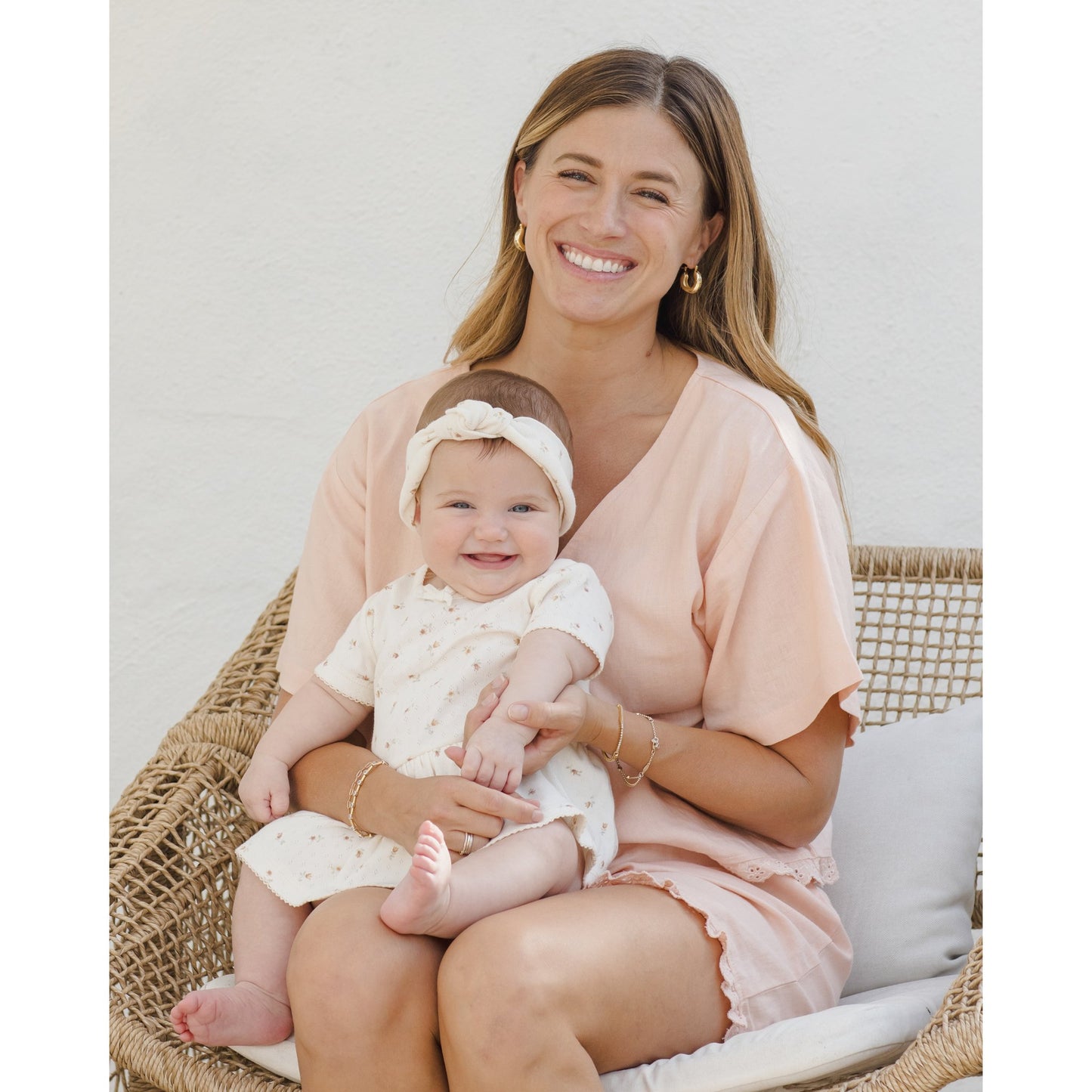Pointelle Skirted Bodysuit | Petit Fleur