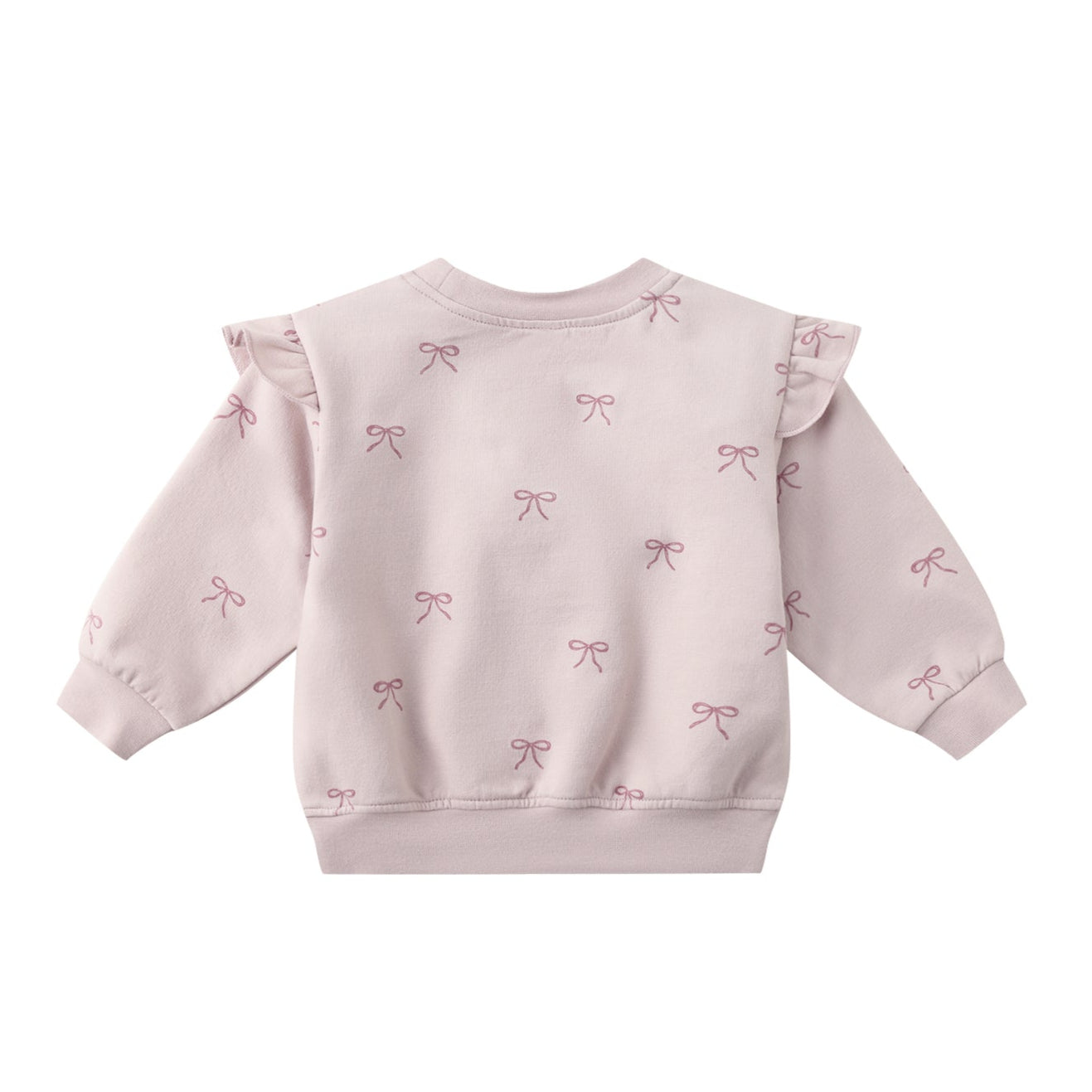 Ruffle Fleece Sweatshirt | Bows