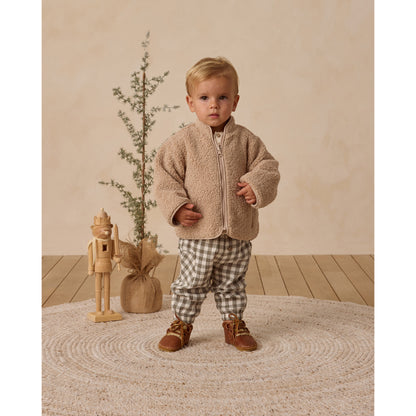 Shearling Zip Jacket | Oat