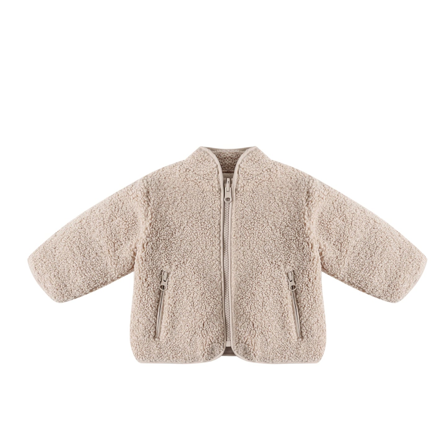 Shearling Zip Jacket | Oat