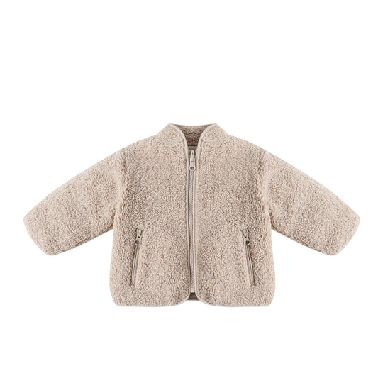 Shearling Zip Jacket | Oat