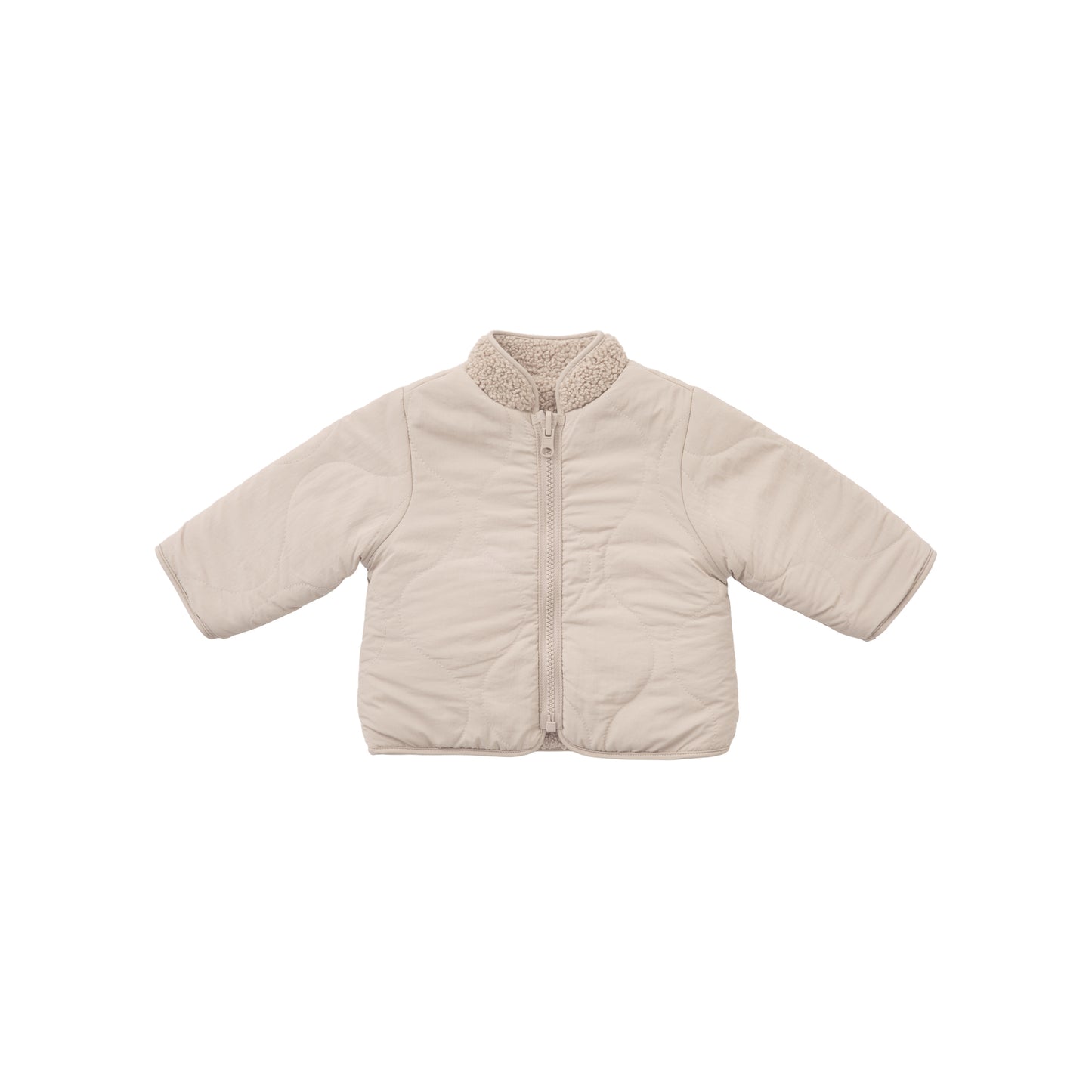 Shearling Zip Jacket | Oat