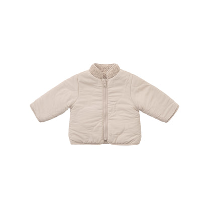 Shearling Zip Jacket | Oat