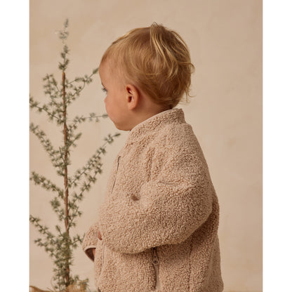 Shearling Zip Jacket | Oat