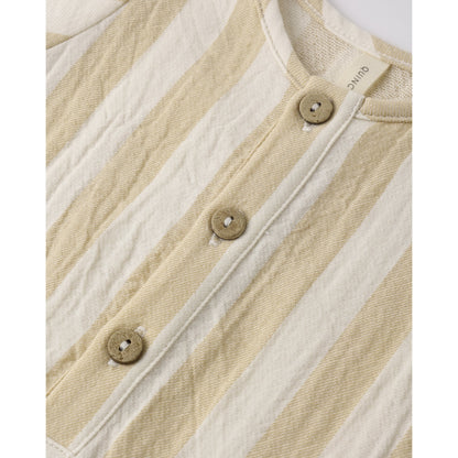 Short Sleeve Woven Romper | Summer Stripe