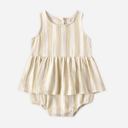 Skirted Tank Romper | Summer Stripe