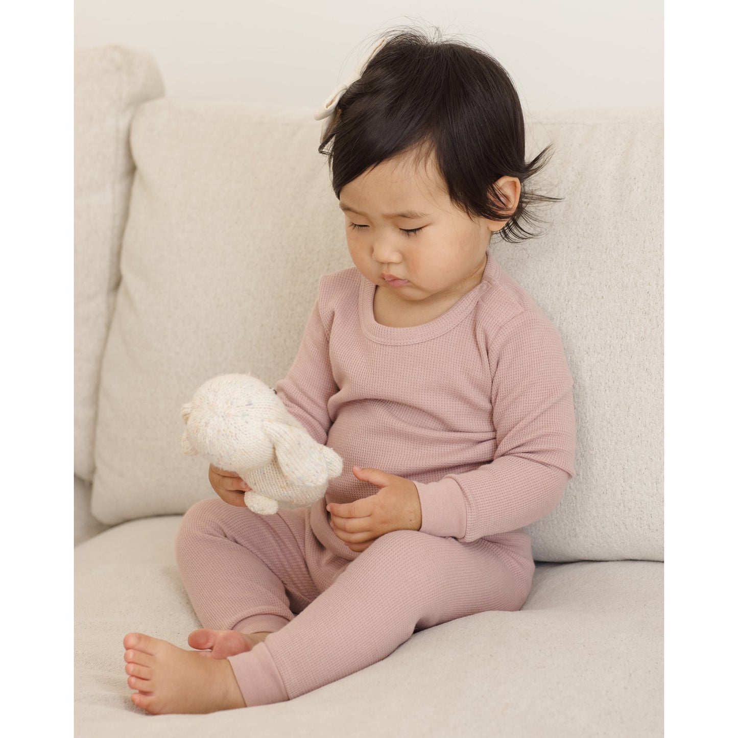Waffle Top & Pant Set | Mauve