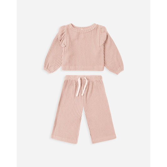Ruffle Cozy Set | Rose