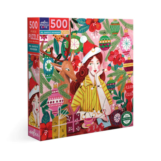 Ms. Santa's Reindeer | 500 Piece Puzzle