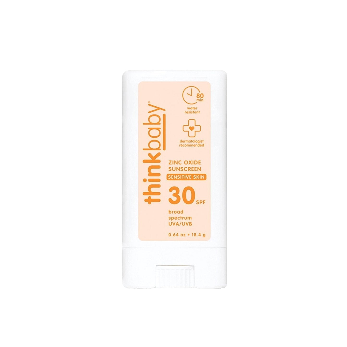 thinkbaby sunscreen packaging on a white background