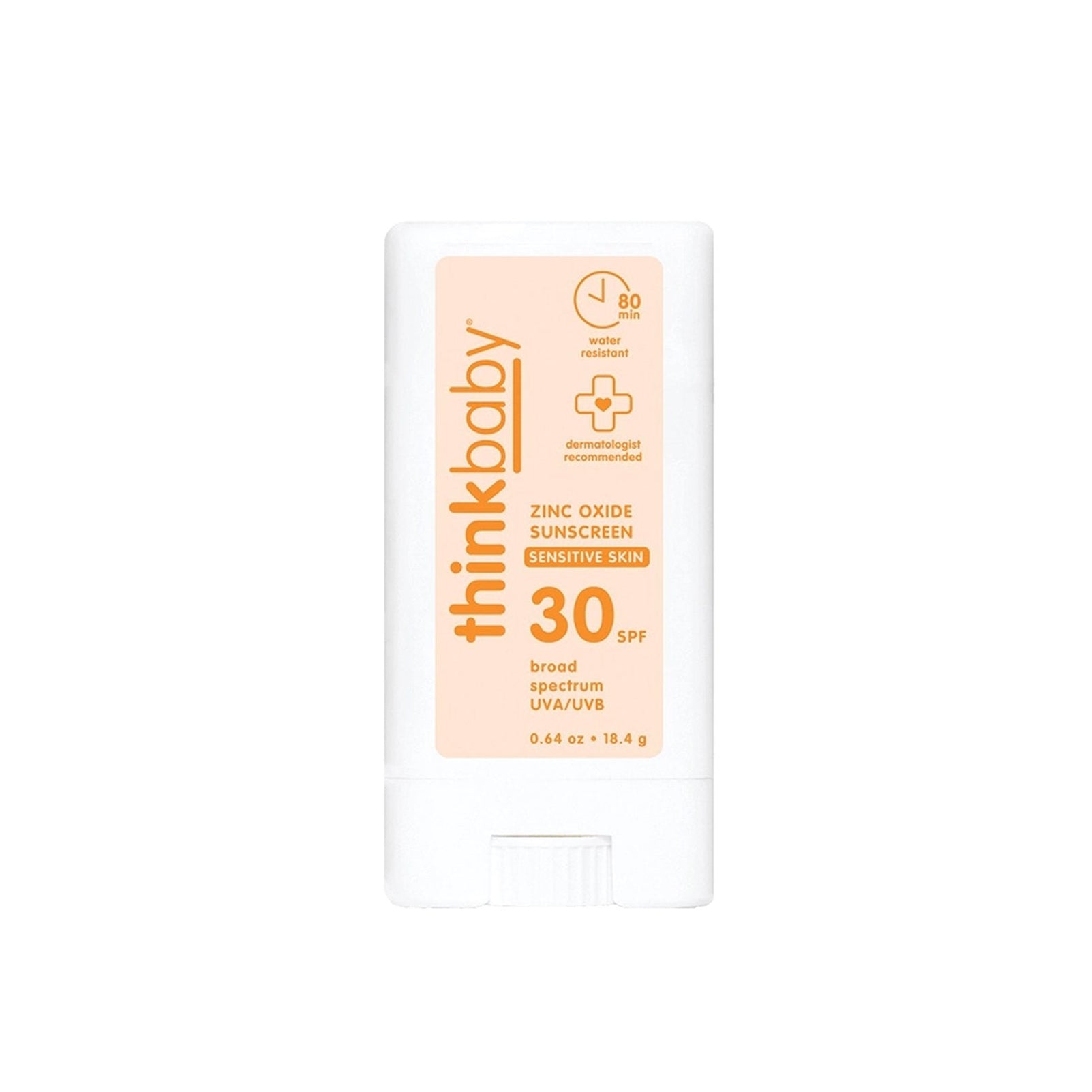 thinkbaby sunscreen packaging on a white background