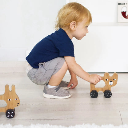 Wooden Push Toy | Bear