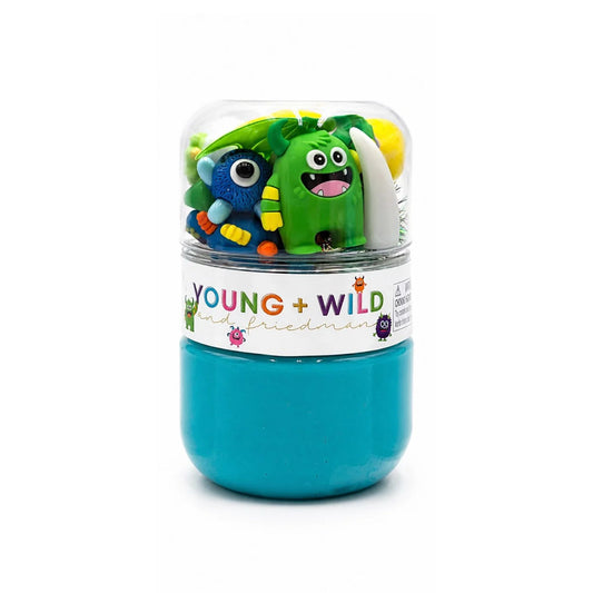 Grab & Go Dough Jar | Colorful Monsters