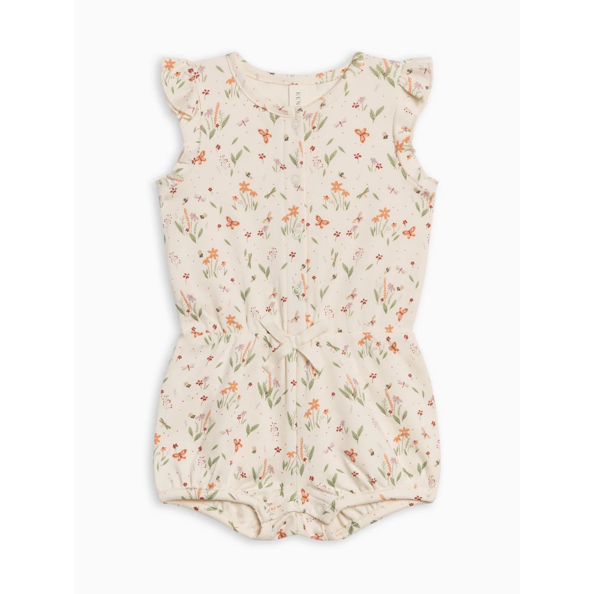 romper with butterfly print