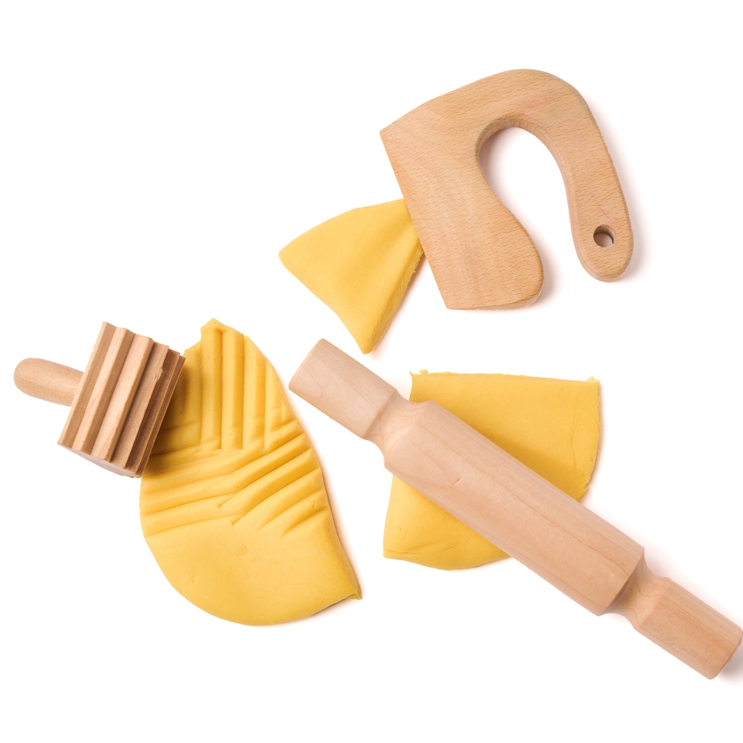 Eco-Dough Wooden Tool