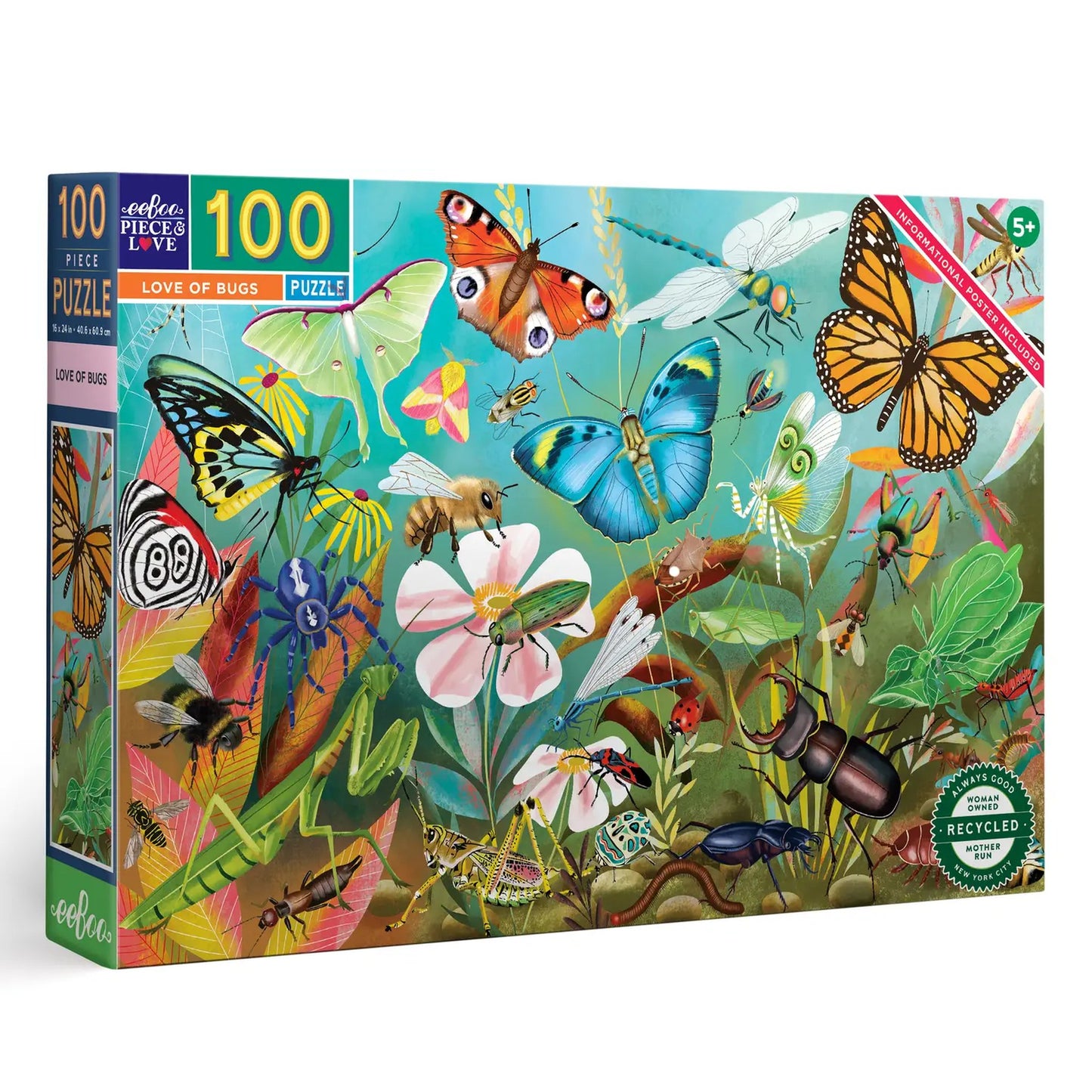 Love of Bugs | 100 Piece Puzzle