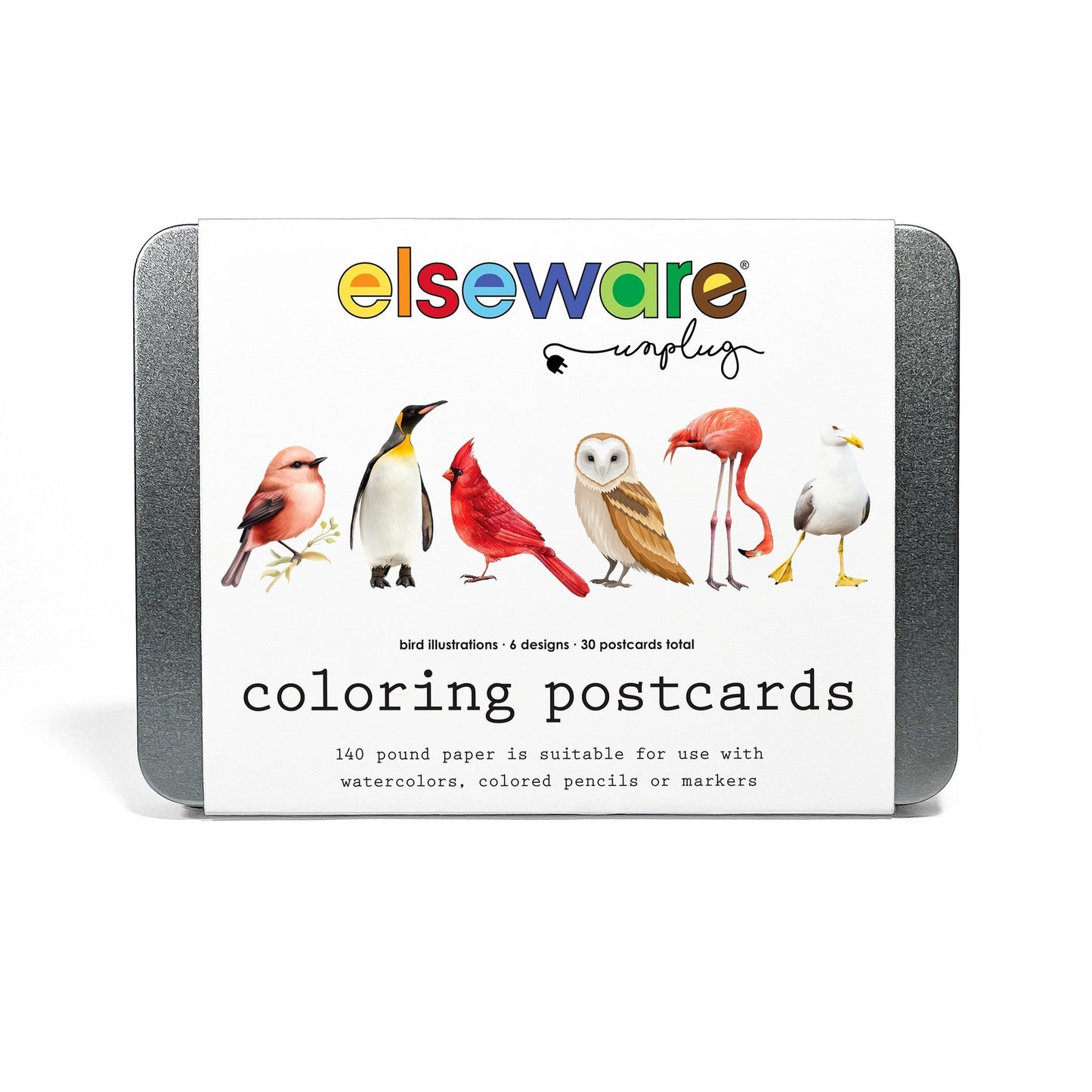 Coloring Postcard | Birds