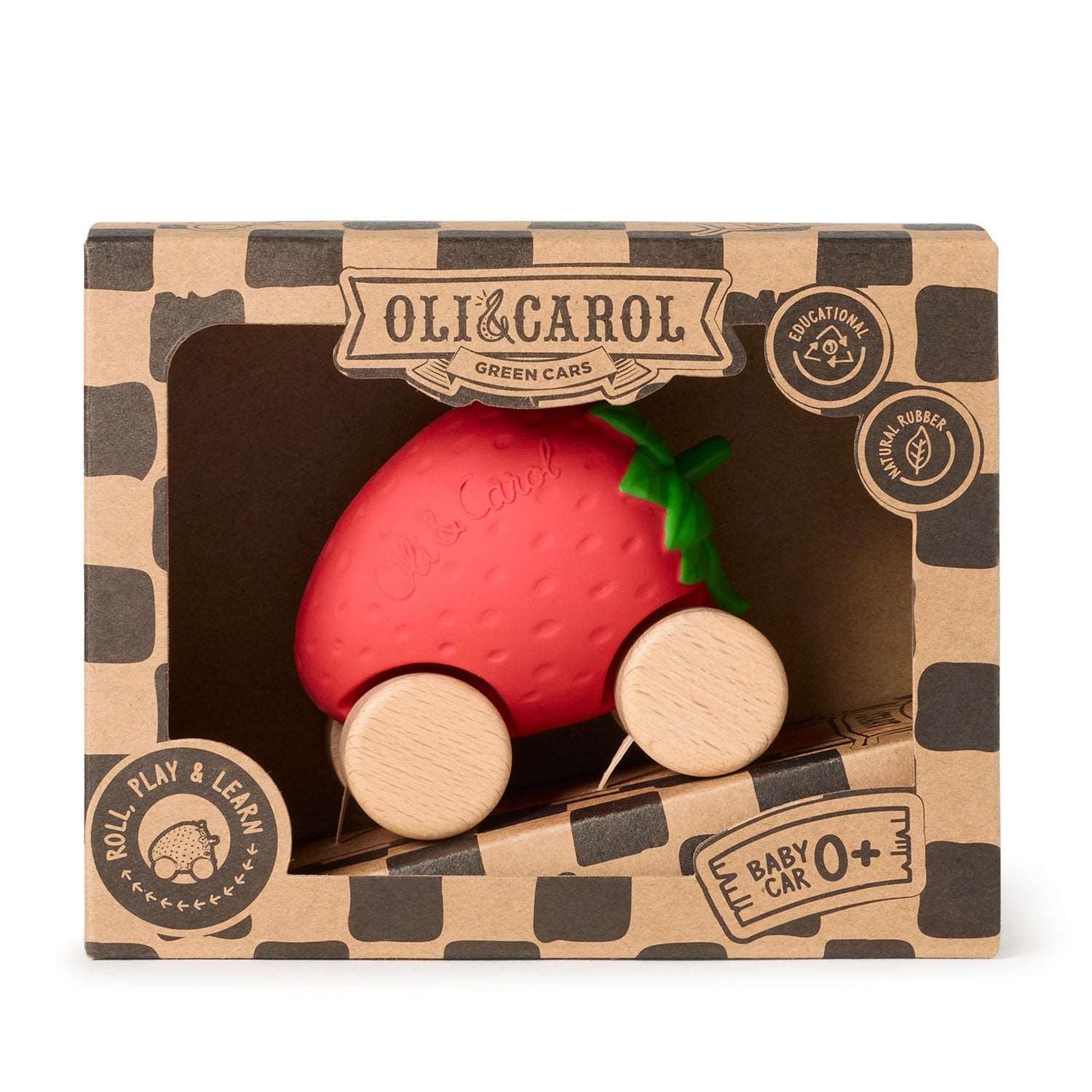strawberry car in box